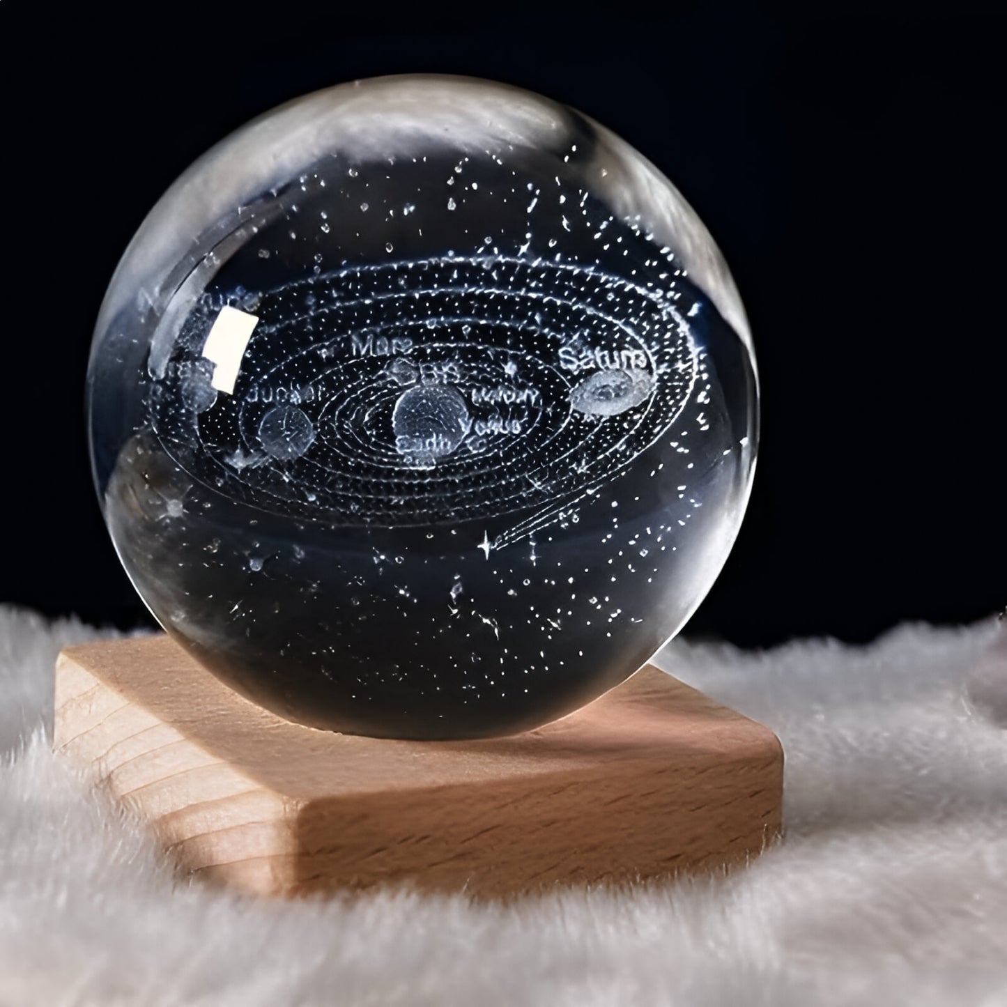 LumiSphere 3D Crystal Lamp Ball (Assorted Design)
