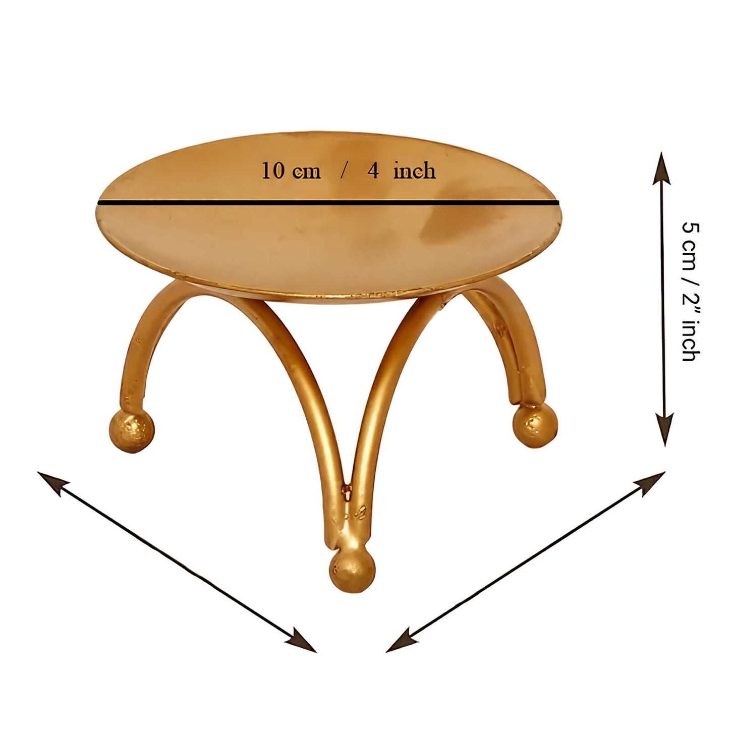 Lumière Handcrafted Metal Tea Light Holder