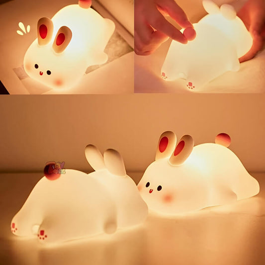 BigFace™ Rabbit Silicone Night Light