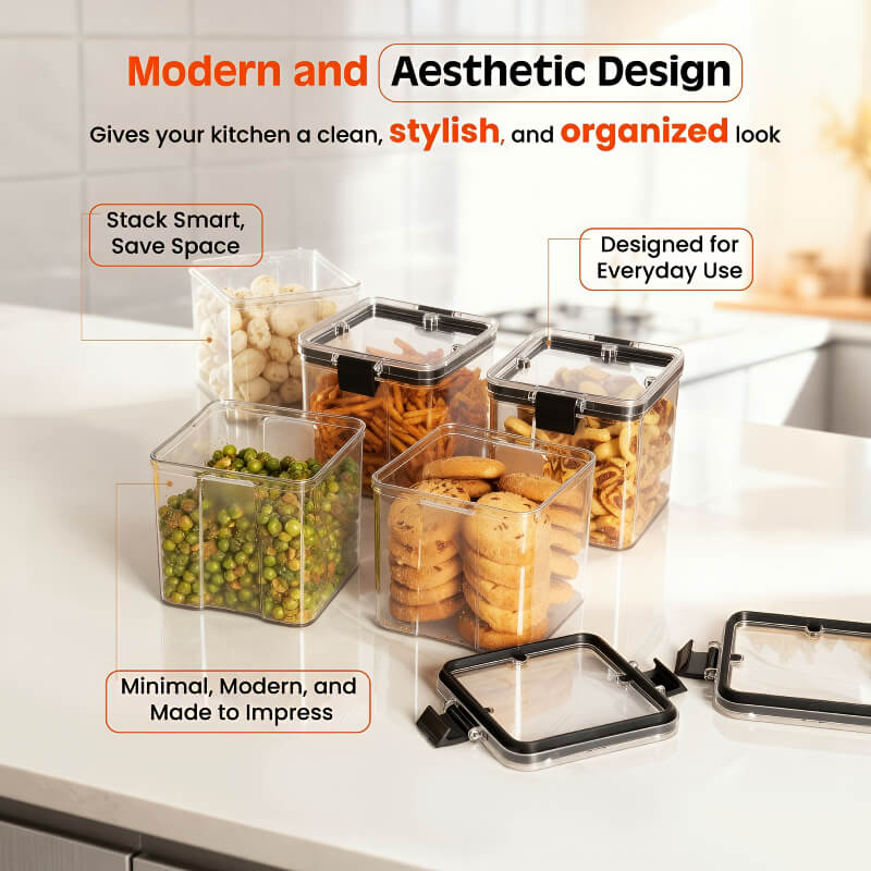 Premium Airtight Storage Containers – BPA-Free | Unbreakable