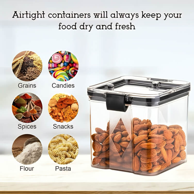 Premium Airtight Storage Containers – BPA-Free | Unbreakable