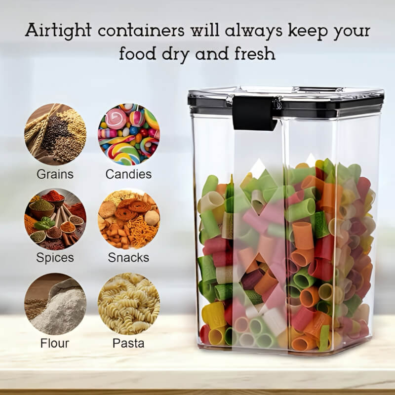Premium Airtight Storage Containers – BPA-Free | Unbreakable