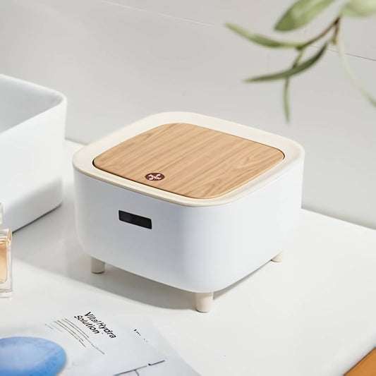 Classy Desktop Push Button Trash Bin