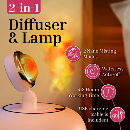Sunset Humidifier Lamp