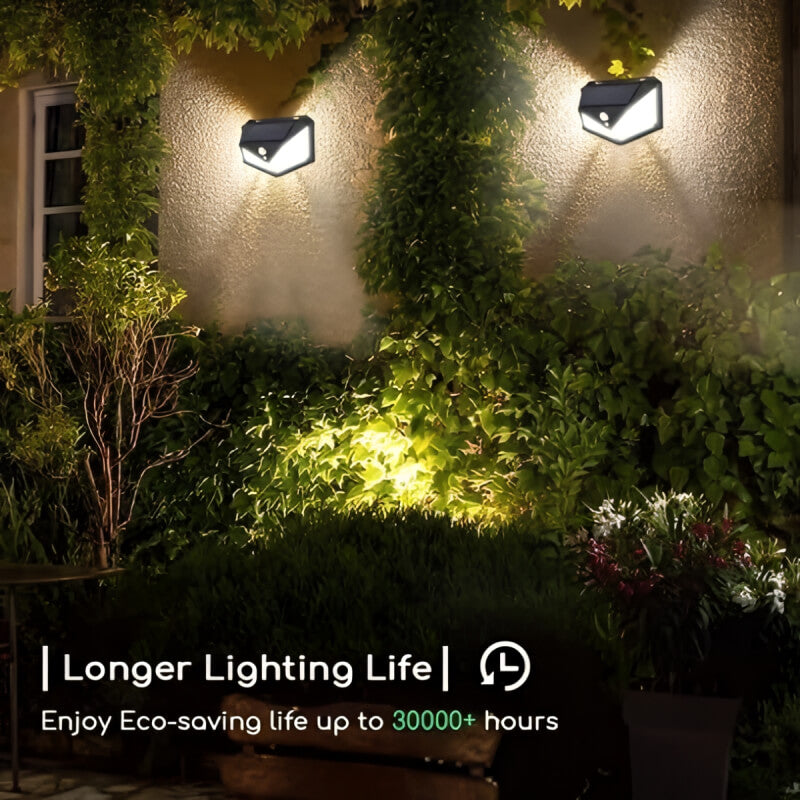 LumiGuard Solar Wall Light