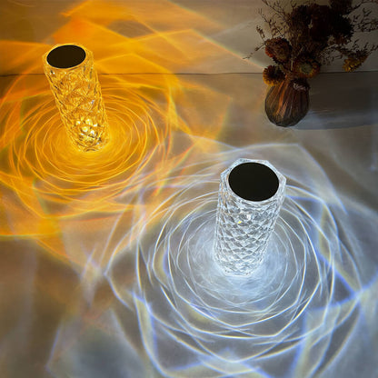 RoseLux™ Crystal Tower Lamp