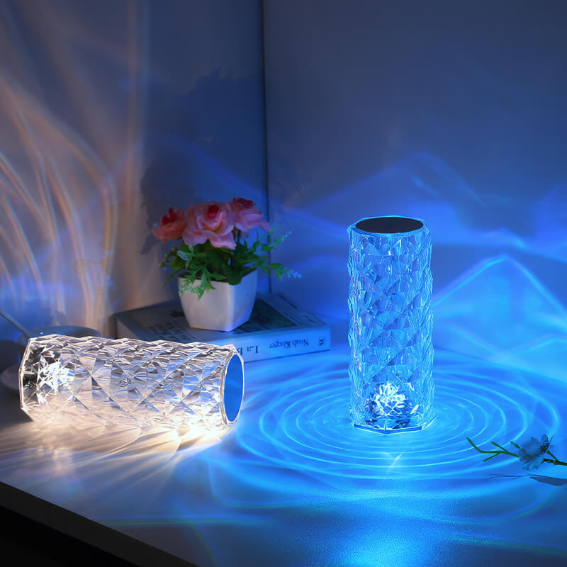 RoseLux™ Crystal Tower Lamp