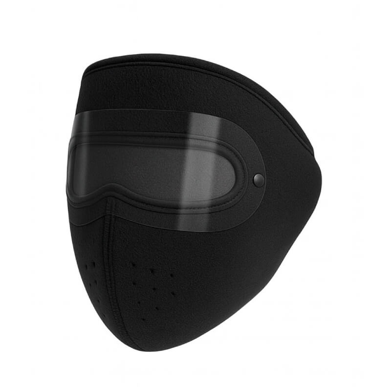 AirGuard™ Winter Mask With Goggles (COLOR: BLACK)