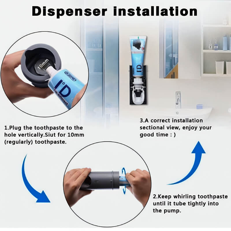 UV Sterilizer Pro – Smart UV Toothbrush Holder With Paste Dispenser