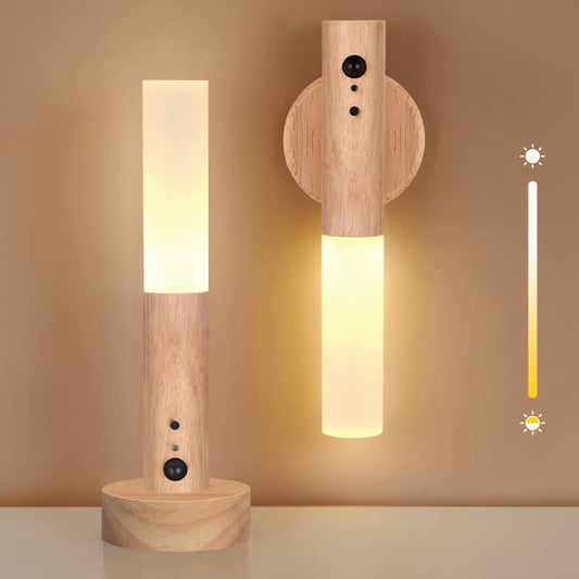 GlowBeam™ Wooden Sensor Lamp